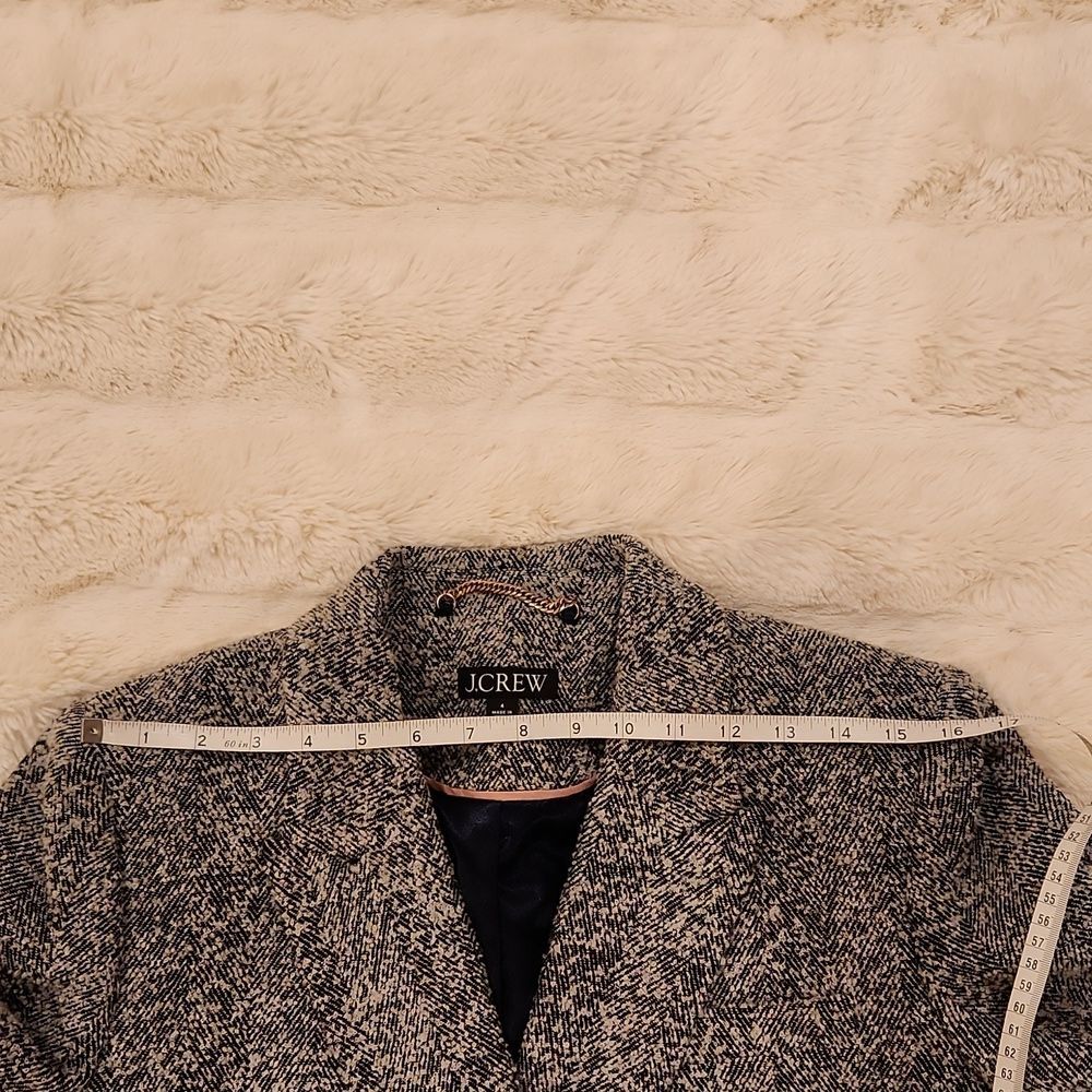 J.Crew Relaxed double-breasted blazer in Italian flecked herringbone size 4 - Picture 11 of 16